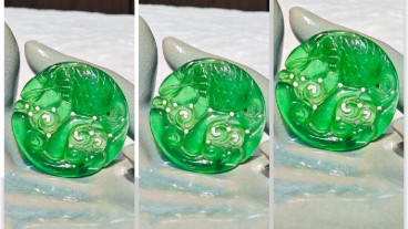 老坑翡翠满绿吊坠