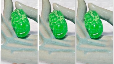 老坑翡翠代代福吊坠