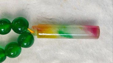 老坑翡翠珠链A货