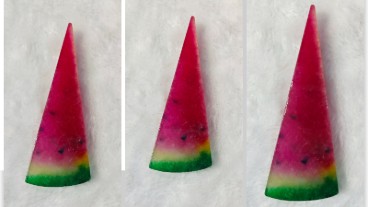 老坑种翡翠西瓜吊坠A货