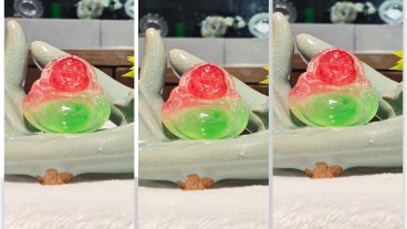 老坑翡翠三彩佛公